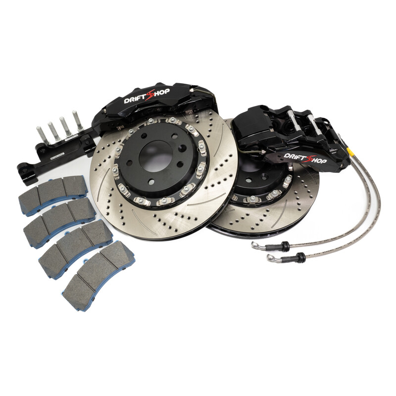 Custom-Made Front Big Brake Kit, 4 to 8-Pot, 286 to 430 mm